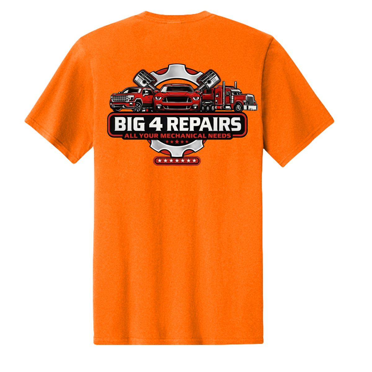 Safety Orange - PC43 - BACK