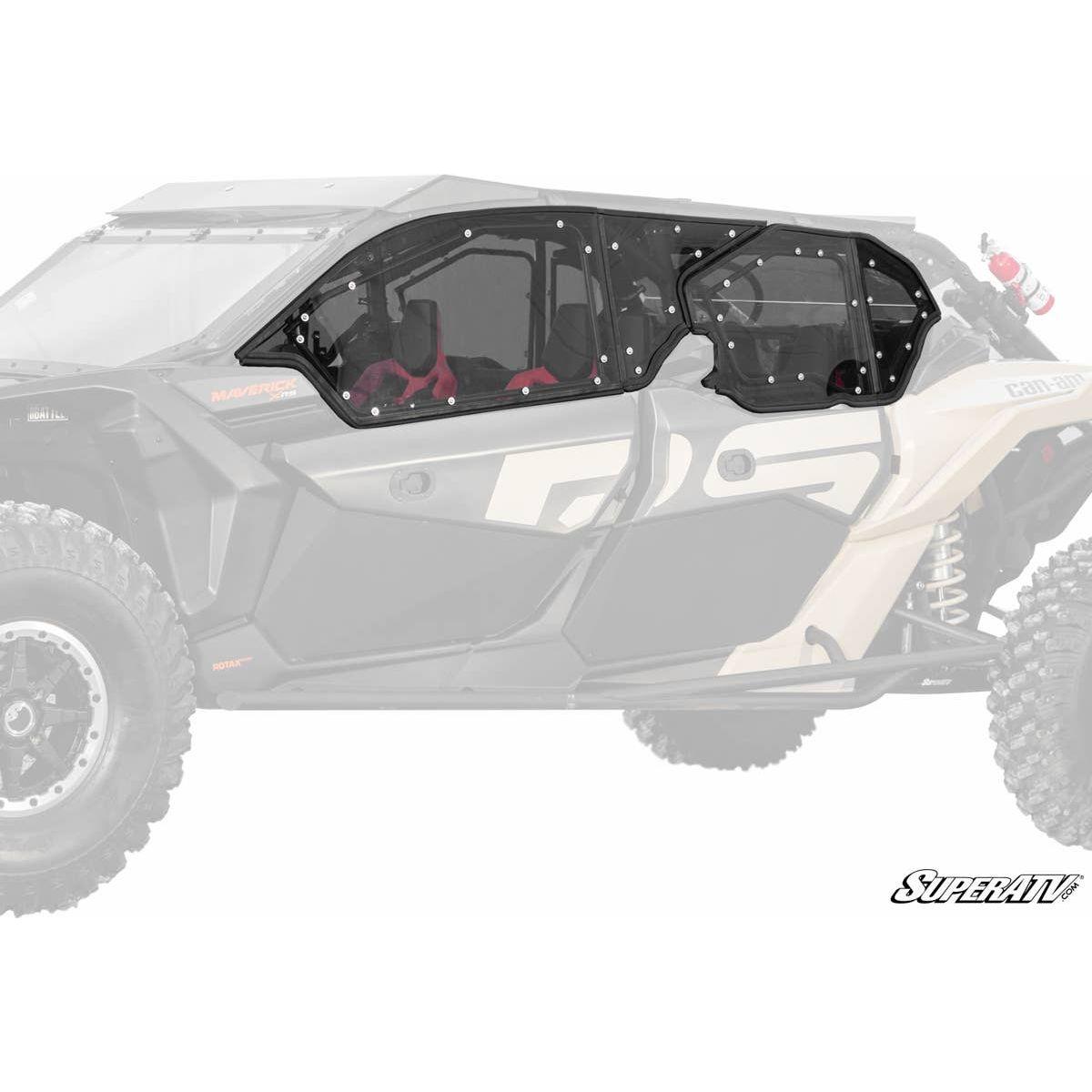 SuperATV 2017+ Can-Am Maverick X3 Max Hard Cab Enclosure Upper Doors