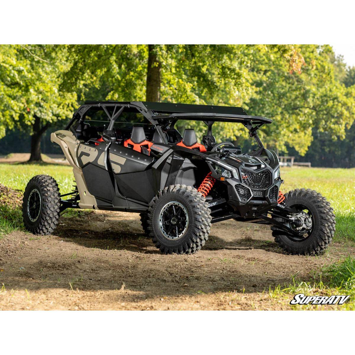 SuperATV 2017+ Can-Am Maverick X3 Maxdrive Power Flip Windshield
